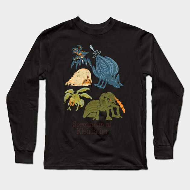 Starship Troopers Bugs Long Sleeve T-Shirt by Little Bad Wren 